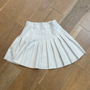 Princess Polly Pleated White Skirt - Size 2